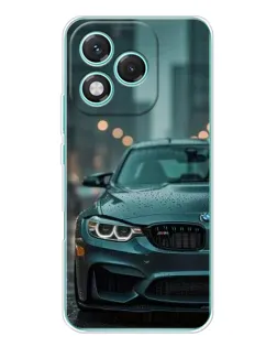 Чехол для Huawei Honor 400 Lite с картинкой «BMW в огнях города»