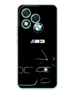 Чехол для Huawei Honor 400 Lite с картинкой «Минималистичный принт BMW M3»