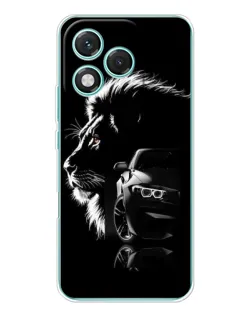 Чехол для Huawei Honor 400 Lite с картинкой «BMW и лев»