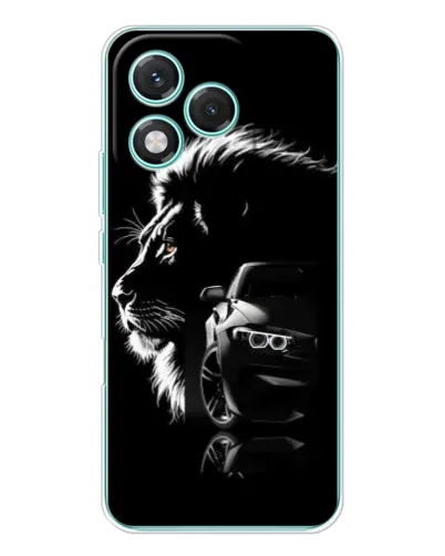 Чехол для Huawei Honor 400 Lite с картинкой «BMW и лев» Чехол для Huawei Honor 400 Lite с картинкой «BMW и лев»
