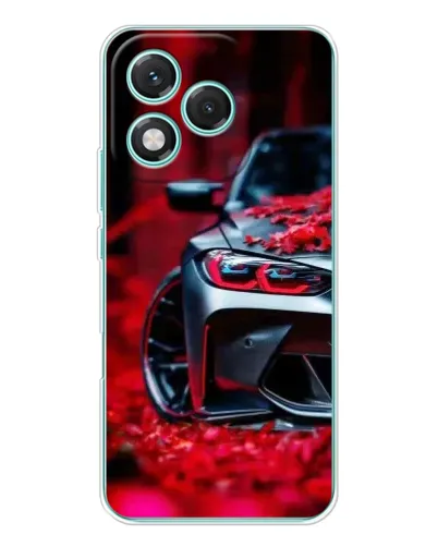 Чехол для Huawei Honor 400 Lite с картинкой «Спортивная BMW и цветы» Чехол для Huawei Honor 400 Lite с картинкой «Спортивная BMW и цветы»