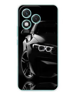 Чехол для Huawei Honor 400 Lite с картинкой «Черная BMW — профиль» Чехол для Huawei Honor 400 Lite с картинкой «Черная BMW — профиль»