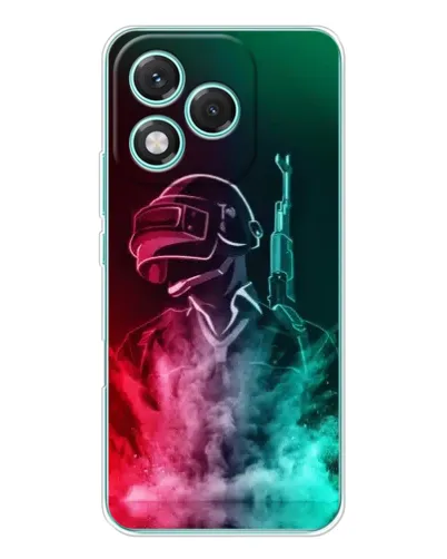 Чехол для Huawei Honor 400 Lite с картинкой «PUBG — огненный воин» Чехол для Huawei Honor 400 Lite с картинкой «PUBG — огненный воин»