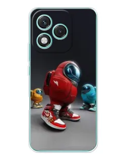 Чехол для Huawei Honor 400 Lite с картинкой «Among Us — 3D стиль»