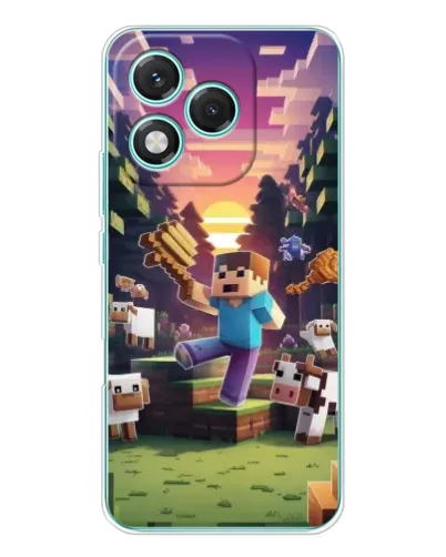 Чехол для Huawei Honor 400 Lite с картинкой «Стив на ферме»