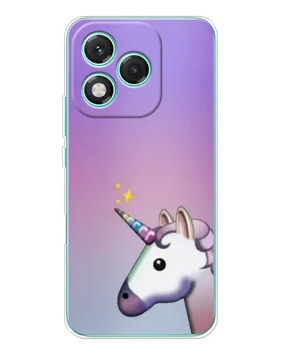 Чехол для Huawei Honor 400 Lite с картинкой «Единорог градиент»