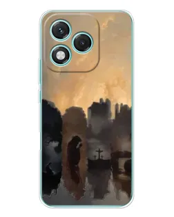 Чехол для Huawei Honor 400 Lite с картинкой «Дорога к вере»