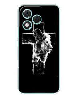 Чехол для Huawei Honor 400 Lite с картинкой «Сияющий крест Jesus»