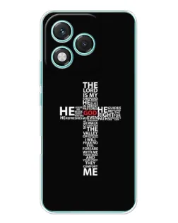 Чехол для Huawei Honor 400 Lite с картинкой «Текстовый крест»