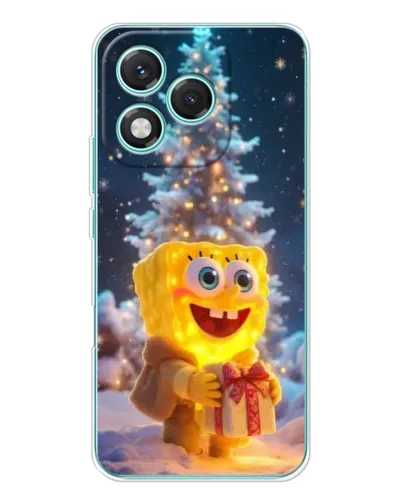Чехол для Huawei Honor 400 Lite с картинкой «Рождественский Спанч Боб» Чехол для Huawei Honor 400 Lite с картинкой «Рождественский Спанч Боб»