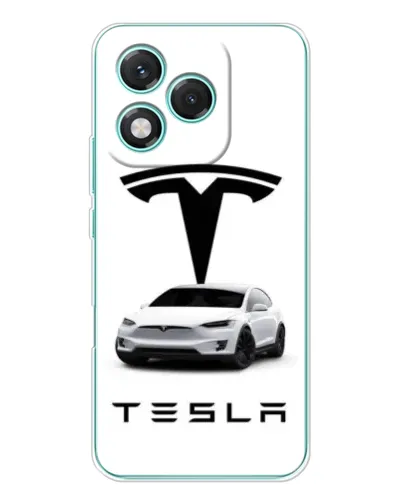 Чехол для Huawei Honor 400 Lite с картинкой «Tesla White Style» Чехол для Huawei Honor 400 Lite с картинкой «Tesla White Style»