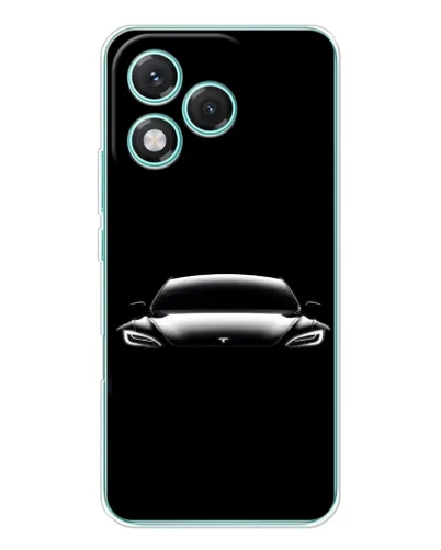Чехол для Huawei Honor 400 Lite с картинкой «Фары Tesla Night» Чехол для Huawei Honor 400 Lite с картинкой «Фары Tesla Night»