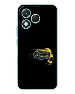 Чехол для Huawei Honor 400 Lite с картинкой «Mercedes — ретро стиль»