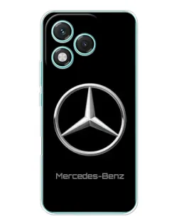 Чехол для Huawei Honor 400 Lite с картинкой «Mercedes Silver Logo»