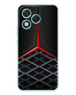Чехол для Huawei Honor 400 Lite с картинкой «Mercedes Carbon Grid»