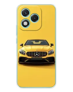 Чехол для Huawei Honor 400 Lite с картинкой «Желтый Mercedes GT»