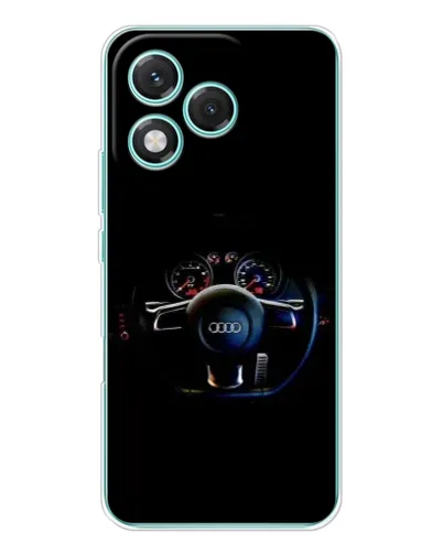 Чехол для Huawei Honor 400 Lite с картинкой «Салон Audi — руль»