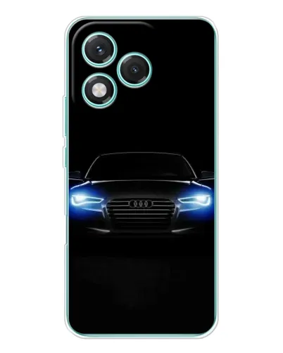 Чехол для Huawei Honor 400 Lite с картинкой «Audi в неоне»