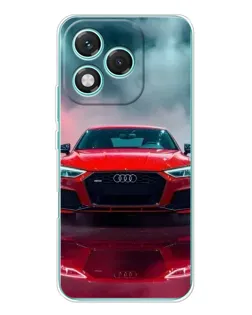 Чехол для Huawei Honor 400 Lite с картинкой «Audi RS — красный стиль»