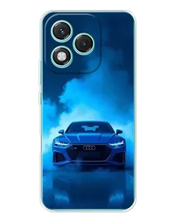 Чехол для Huawei Honor 400 Lite с картинкой «Audi — голубая энергия»