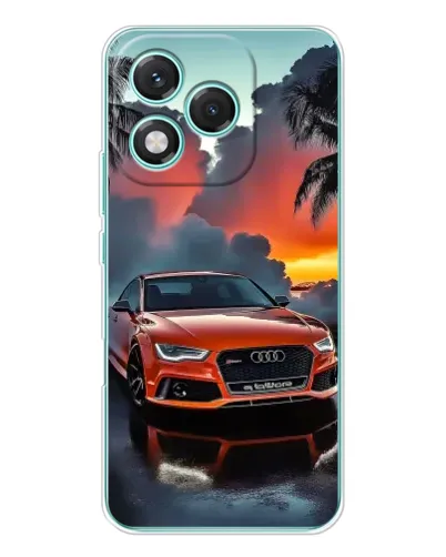 Чехол для Huawei Honor 400 Lite с картинкой «Audi — закат»