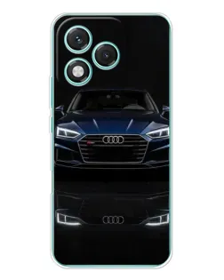 Чехол для Huawei Honor 400 Lite с картинкой «Audi — ночное отражение»