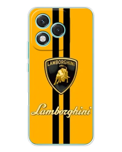 Чехол для Huawei Honor 400 Lite с картинкой «Lamborghini Stripe желтый»