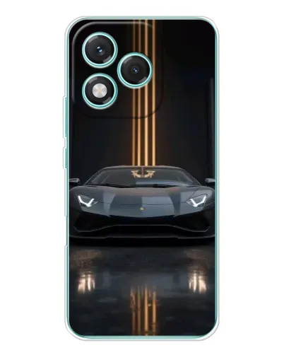 Чехол для Huawei Honor 400 Lite с картинкой «Lamborghini золотые линии»