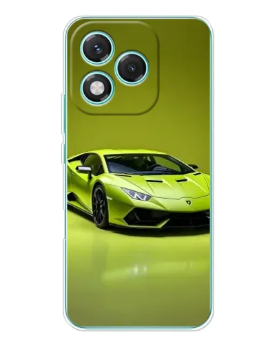 Чехол для Huawei Honor 400 Lite с картинкой «Салатовый Lamborghini Huracan»