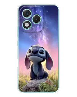 Чехол для Huawei Honor 400 Lite с картинкой «Стич на рассвете»