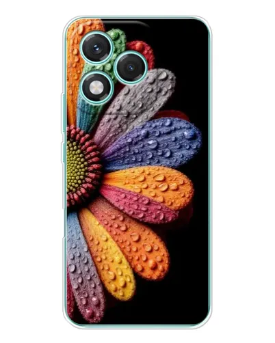 Чехол для Huawei Honor 400 Lite с картинкой «Радужный цветок»