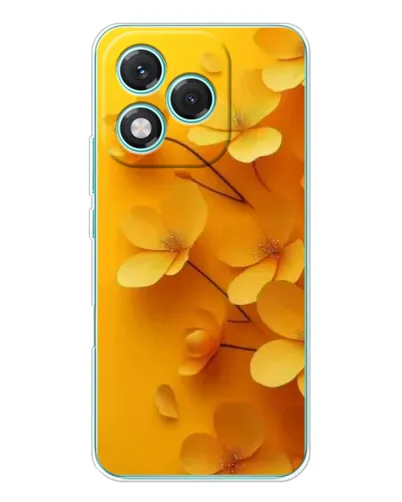 Чехол для Huawei Honor 400 Lite с картинкой «Золотые лепестки»