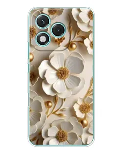 Чехол для Huawei Honor 400 Lite с картинкой «Белие бумажние  цвети»
