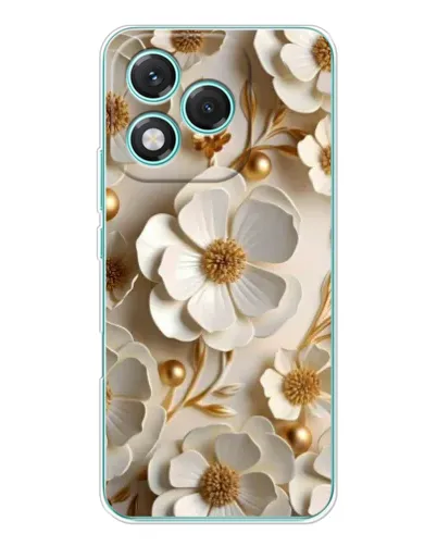 Чехол для Huawei Honor 400 Lite с картинкой «Белие бумажние  цвети»