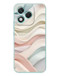 Чехол для Huawei Honor 400 Lite с картинкой «Пастельные нежные волны»