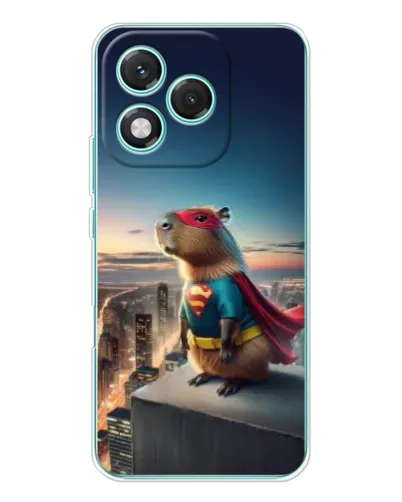 Чехол для Huawei Honor 400 Lite с картинкой «Капи-мен супергерой»