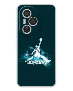 Чехол для Huawei Honor 400 Pro с картинкой «Jordan Blue Fire»