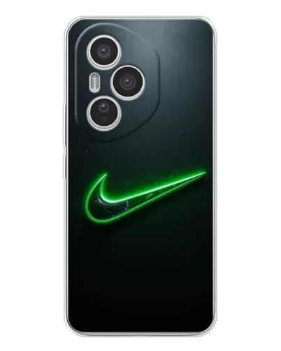 Чехол для Huawei Honor 400 Pro с картинкой «Неоновый контур Nike»