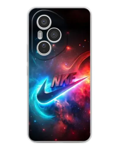 Чехол для Huawei Honor 400 Pro с картинкой «Огненный логотип Nike»