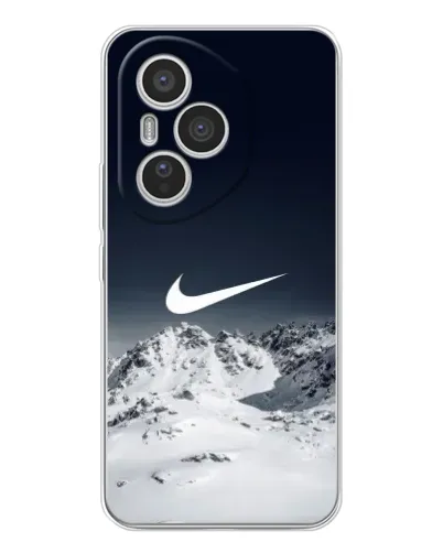 Чехол для Huawei Honor 400 Pro с картинкой «Nike — зимние горы»