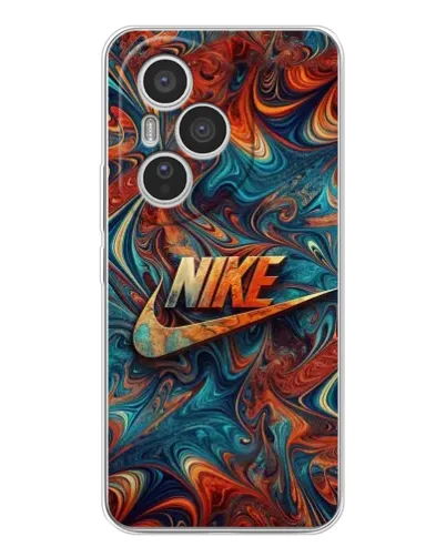 Чехол для Huawei Honor 400 Pro с картинкой «Nike в абстракции»