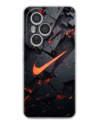 Чехол для Huawei Honor 400 Pro с картинкой «Nike — эффект разломов»