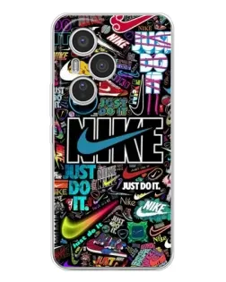Чехол для Huawei Honor 400 Pro с картинкой «Яркий коллаж Nike» Чехол для Huawei Honor 400 Pro с картинкой «Яркий коллаж Nike»