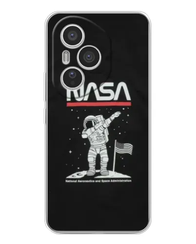 Чехол для Huawei Honor 400 Pro с картинкой «NASA — шагаем по Луне» Чехол для Huawei Honor 400 Pro с картинкой «NASA — шагаем по Луне»