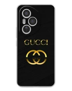 Чехол для Huawei Honor 400 Pro с картинкой «Золотой логотип Gucci»