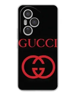 Чехол для Huawei Honor 400 Pro с картинкой «Gucci — красный логотип»