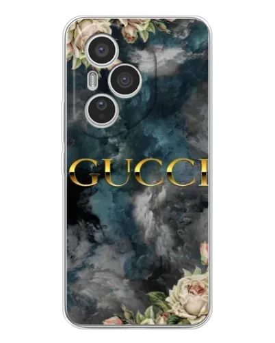 Чехол для Huawei Honor 400 Pro с картинкой «Абстрактные цветы Gucci»