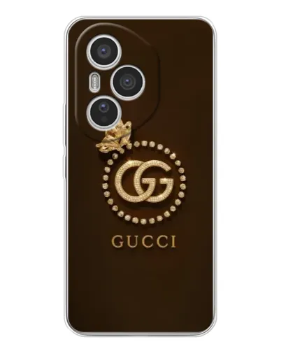 Чехол для Huawei Honor 400 Pro с картинкой «Gucci — золотая бабочка»