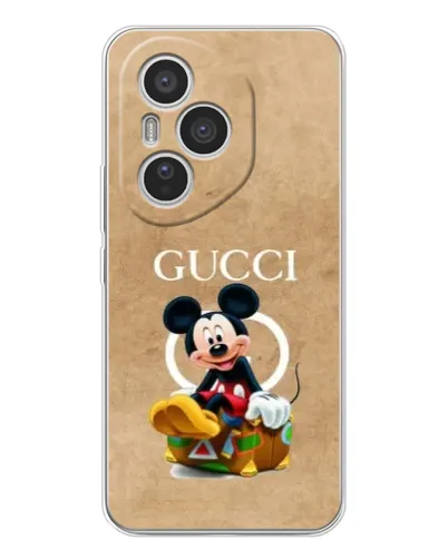 Чехол для Huawei Honor 400 Pro с картинкой «Микки Маус Gucci — крафт»