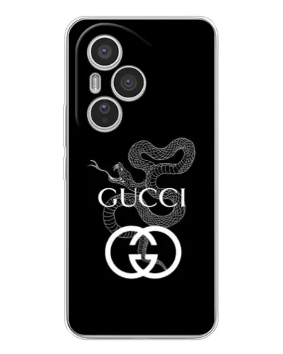 Чехол для Huawei Honor 400 Pro с картинкой «Gucci — серебряная змея»